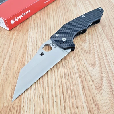 Spyderco YoJumbo Folding Knife 4" CPM S30V Steel Wharncliffe Blade G10 Handle - Image 1 of 4