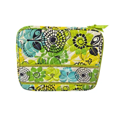 Funda Vera Bradley Patrón Limas Cremallera Tablet iPad 10.5"X8" Floral Acolchada Foto 1 de 4