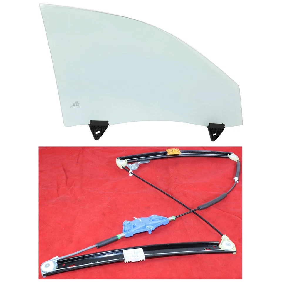 Door Glasses Front Passenger Right Side Hand Sedan for Audi RS4 A4 Quattro S4 - Image 1 of 4