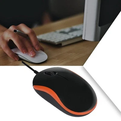 USB LED Wired Gaming Mouse Optical Type Office Mice For PC X2Q8 Y5W5 Laptop D2I0 - Image 1 of 4