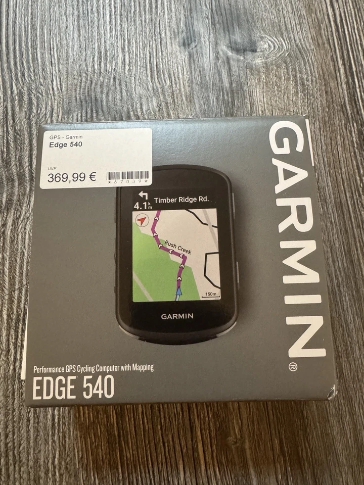 Garmin Edge 540 Fahrradcomputer 2,6 Zoll Farbdisplay NEU OVP Versiegelt - Bild 1 von 1