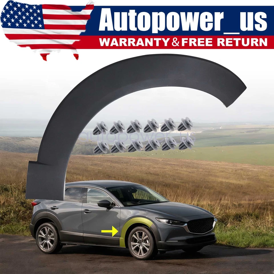 Front Passenger Side Fender Flares For Mazda CX-30 2020 2021 2022-2025 DGH951W20 - Image 1 of 4