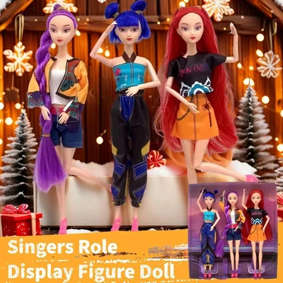 Juego de 3 Muñecas Cosplay K Cazador de Demonios Figura Coleccionable Juguetes Navidad Cumpleaños Foto 1 de 4