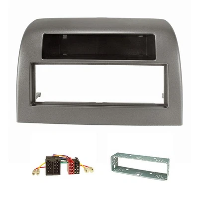 Kit mascherina radio pozzetto adatto per Lancia Ypsilon dal 2003 argento. Tel... - Immagine 1 di 4