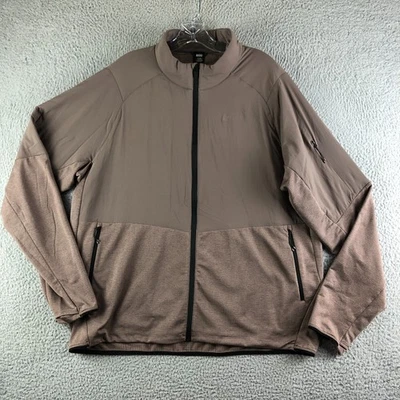 Chaqueta para correr aislada REI COOP Swiftland para hombre XL marrón Ripstop carcasa de nailon Foto 1 de 4