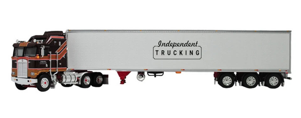 1/64 DCP Vintage Kenworth K100 Independent Trucking Refrigerated Trailer - Image 1 of 1