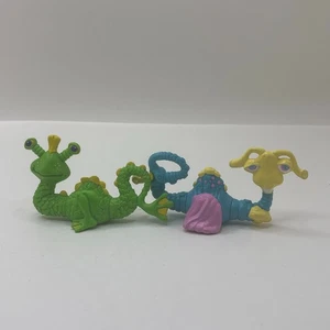 McDonalds Happy Meal Mix 'Em Up Monsters Corkle Blibble PVC Spielzeug - 2 Stück - Bild 1 von 10