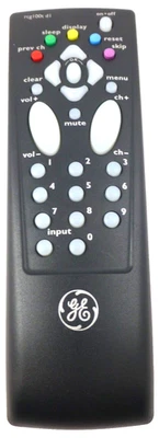 RCG100TD1 NEW GE OEM TV REMOTE CONTROL PN: 260609 - Image 1 of 4