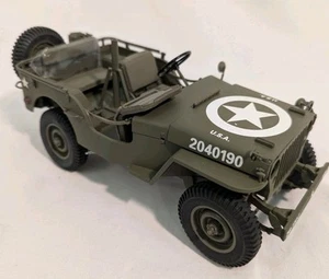 Danbury Mint 1:16 World War II WW2 Willy's Scout Jeep Replica Diecast MIB 1994 - Bild 1 von 19