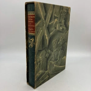 Don Quixote de la Mancha 1941 Miguel de Cervantes Random House Slipcase HC Good - Picture 1 of 20