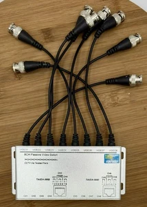 8-Channel HD-CVI/TVI/AHD Passive Video Balun Transceiver CCTV - Picture 1 of 4