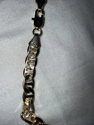Cadena Mariner de oro de 14 k de 20 pulgadas y 6 mm Foto 1 de 3