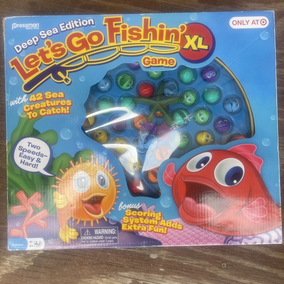 Pressman Let's Go Fishin' XL: Deep Sea Edition, Multicolor Target Exclusive - Image 1 of 4