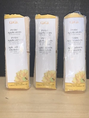 GiGi Petite Aplicadores para Depilación de Cejas 100 Aplicadores Lote de 3 Paquetes =300 Foto 1 de 2