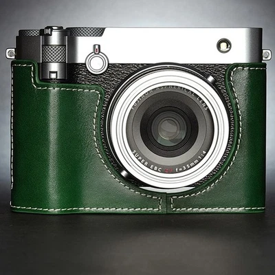 Funda protectora de cuero hecha a mano para cámara para Fujifilm GFX100RF Foto 1 de 4