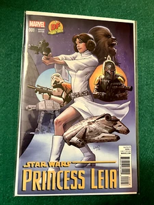 Princesa Leia #1 Exclusiva Variante DF Greg Land con Princesa Leia - Imagen 1 de 2