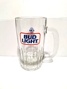 BUD LIGHT Beer Mug Glass Official Bar Ware promo 5.5" tall - Picture 1 of 3