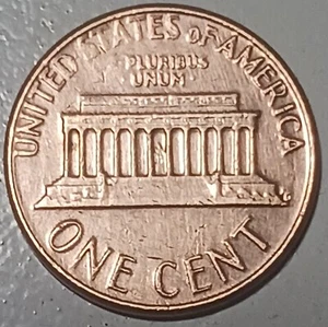 1977 D Lincoln Memorial Penny Mint Mark Leaning "E" Absent From Pluribus 3grams - Picture 1 of 5
