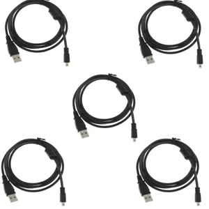 5x USB PC Data Cable Cord Lead for SONY Camera Cybershot DSC-H200/B DSC-H300/B - Picture 1 of 11