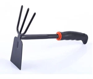Garden Hand Hoe2 in 1 Heavy Duty Hoe for Planting Transplanting Weeding Dig L... - Picture 1 of 3