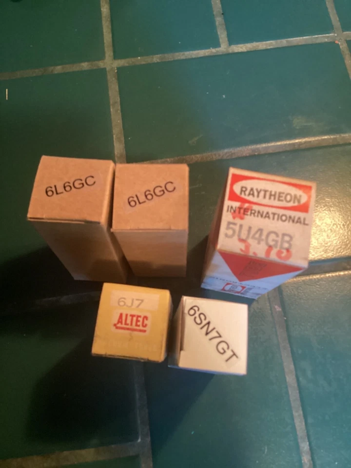 SEEBURG  146 147 148 JUKEBOX AMPLIFIER TUBE KIT  MA-1 MA-2 - Image 1 of 1