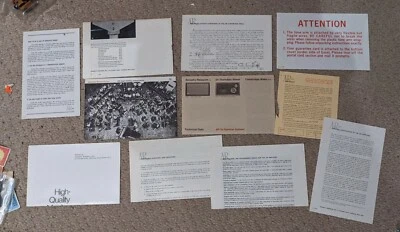 Raro Tocadiscos Acoustic Research AR Manual Catálogo Instrucciones y Catálogo y Más Foto 1 de 4