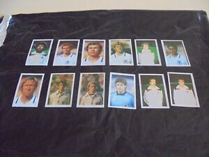 Germany set complete  World Cup Spain 1982 stickers portuguese collection - RARE