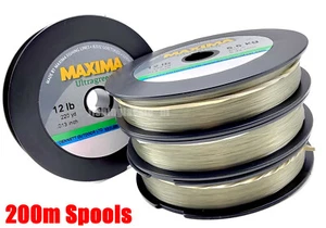 Maxima Ultragreen Fishing Line 230m / 250m One Shot Spool Monofilament 2lb-30lb - Picture 1 of 1