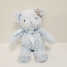 Bearington Baby Collection Baby's First Bear Blue Plush Bear Teddy Satin Bow