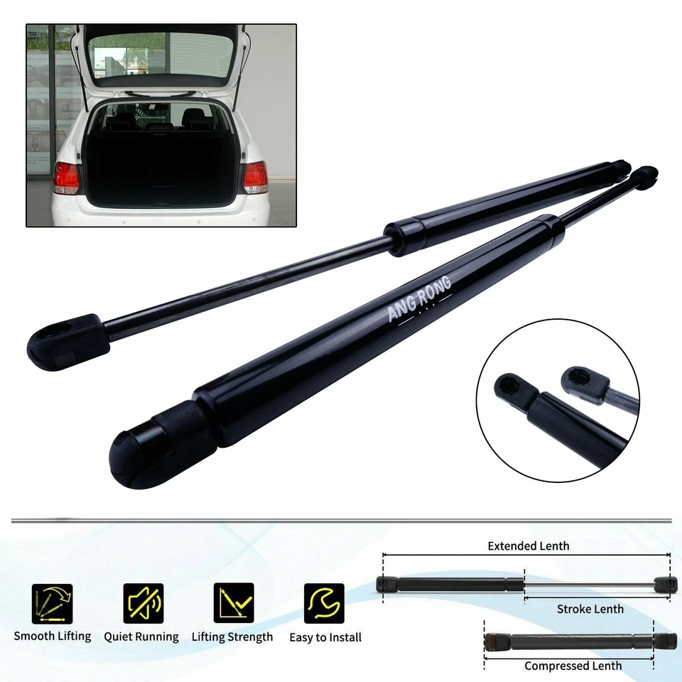 2x Rear Tailgate Boot Gas Struts Pressure Spring for VW Golf Mk5 Hatchback 03-09