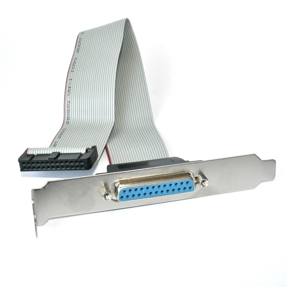 INLINE Slotblech Slotblende Parallel D-Sub Buchse 25-pol LPT Drucker Printer-Port