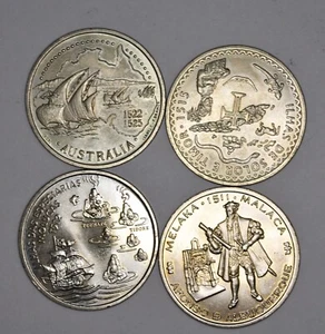 Portuguese Discoveris Sixth set 200 esc, the 4 coins UNC - Bild 1 von 2