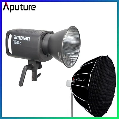 Amaran 150C 150W LED Video Light 2500K-7500K Photography Lights + Light Dome SE - Image 1 of 4