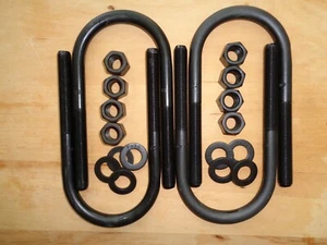 9/16" x 3" U Bolts - 8 1/4, 8 3/4, 9 1/4, Dana Mopar Rear Ends  (25% Stronger ) - Picture 1 of 2