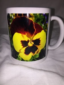 Kaffeebecher 10 Unzen weiß mit Blume am Baum Gratis Grüße Orca Beschichtung - Neu - Bild 1 von 6