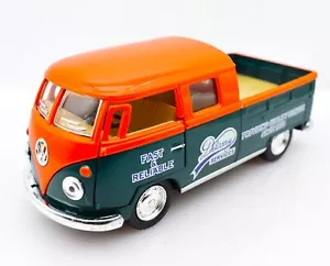 Modellino auto scala 1:34 Volkswagen Bus Double Cab Pickup diecast collezione - Foto 1 di 4