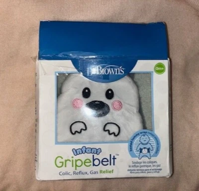 DR. BROWN'S INFANT GRIPE BELT NEW Colic Reflux Gas Relief HEDGEHOG Tummy Wrap - Изображение 1 из 4