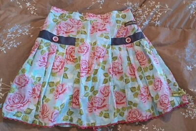 Falda Floral Rosa Matilda Jane Rosa Aqua Niñas Talla 4 Foto 1 de 2