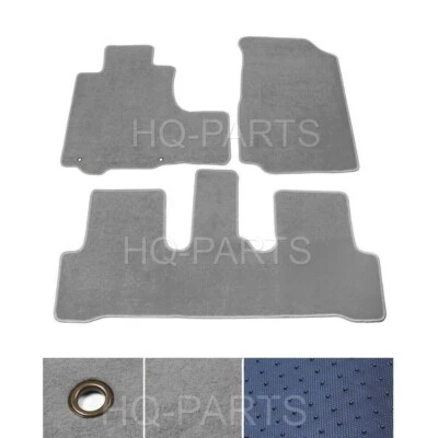 Alfombrillas de nailon grises nuevas 3 piezas para Honda CR-V CRV 07-11 Foto 1 de 2