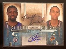 2009-10 Rookies & Stars Studio Stephen Curry Tyreke Evans RC Auto Jsy# 30/50 1/1