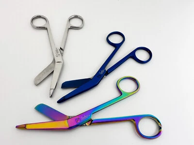 SANDBROS Nursing Scissors for Paramedics, Vets, EMT & Lister Bandage Scissors 14cm