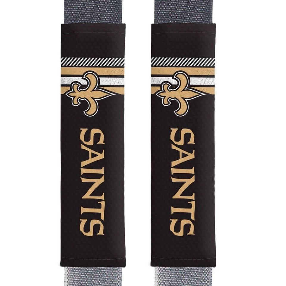 Новый NFL Новый Орлеан святых ремня безопасности подушечки плеча протектор универсальный - пара - Изображение 1 из 1