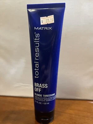 Crema suavizante trío rubia latón Matrix Total Results 5,1 OZ Foto 1 de 3