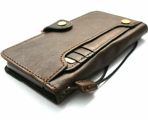 Funda de Cuero Completo Genuino Fo Google Pixel 6 Pro Libro Vintage Billetera Cubierta de Lujo - Imagen 1 de 7