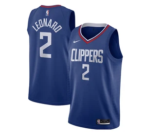 Nike Los Angeles Clippers Blue Kawhi Leonard Mens Swingman Jersey (44) Medium - Picture 1 of 3