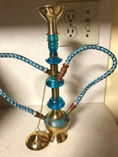 Brass Finish decorative Tobacco Hukka incense burner- New