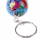 6Pcs World map Globe keychain jewelry earth Globe art pendant keychains g*$6