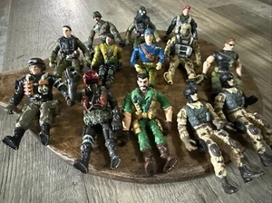 Lot of Random 13 Pcs4" Lanard The Corps Universe Special Forces Soldier Various - Picture 1 of 8