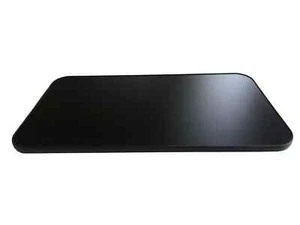 Black Table with Folding Leg and Rail Campervan Motorhome . - Picture 1 of 2