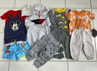 Lote Mixto 10 Piezas Bebé Niño/Niño Ropa Camisa/Pantalones/Pantalones Cortos de Baño 6-12 M Foto 1 de 4